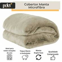 Microfiber Fleece Blanket, 180 Thread Count, Ultra Soft, 1 Piece, Velvety Touch, Single, Double, Queen - 卡其色 - 查看 6