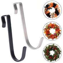 10pcs Metal Card Hooks Detachable Flat Steel Hanging Hooks For Party Home Wall Decoration Gift Ornament Display Storage Organization Bedroom Living Room - 10 - View 1