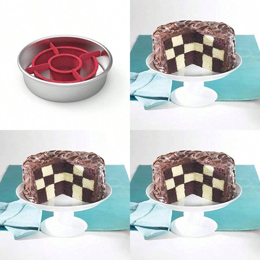 Nordic Ware 71600 Accesorio Plástico para Pastel Ajedrez Multicolor - Multicolor - Ver 1