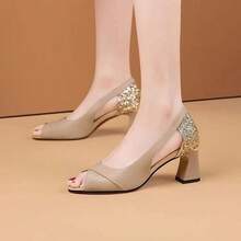 Women Platforms & Wedge Sandals - Apricot - View 2