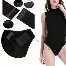 1/3pcs Premium Tight Clothing Extender, Women Bodysuit Length Extender Clips For Comfortable Fit - Multicolor - View 10