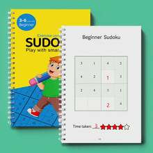 Sudoku Game Practice Book, Number Logic Training Book, Focus And Concentration Learning Diary, Early Thinking Skills Practice Suitable For Young Learners - Multicolor - View 10