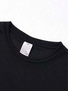 Men's T-Shirt With A Design Of The German Football Team Of 2026: Short-Sleeved, Round-Neck Printed T-Shirt, Casual And Breathable For Summer, Essential For Beach Holidays And Sports Fans, With A Comfortable, Slim Fit. - 黑色 - 查看 4