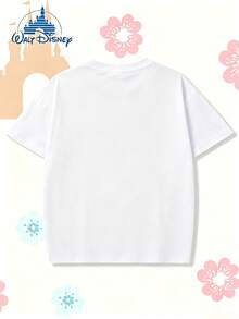 Disney Boys' Zootopia Graphic T-Shirt: This Crew Neck Short-Sleeved Top Featuring Judy And Nick Is The Perfect Outfit For Your Disney Trip. - 白色 - 查看 2