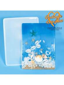 3 moldes grandes de resina, moldes flexibles de silicona que incluyen moldes para posavasos con forma redonda, rectangular y en forma de corazón, moldes decorativos, incluye 20 piezas de mangas para dedos y 1 pinza - A - Ver 3