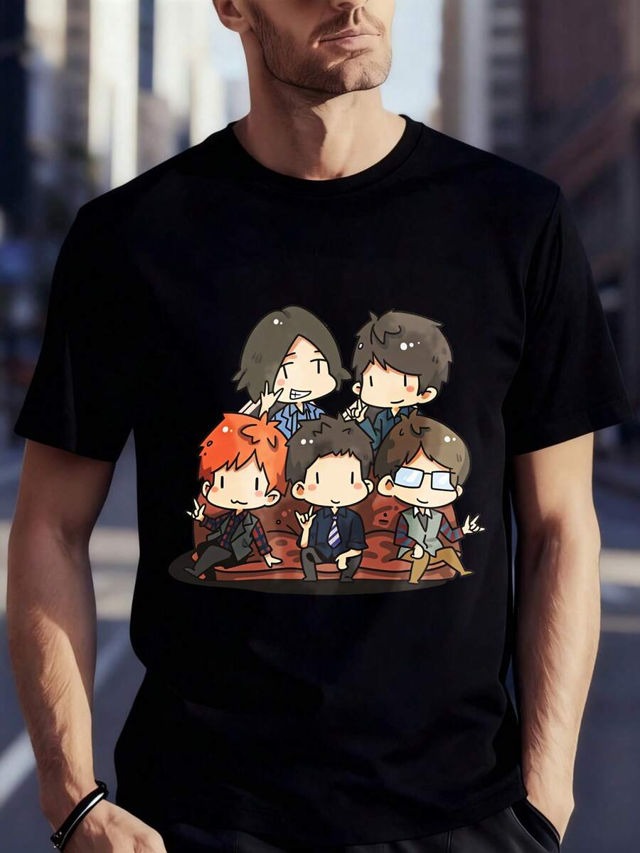 T-Shirts für Herren - Schwarz - Übersicht 1