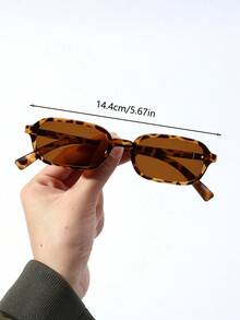 Visivana 1副女士长方形PC材质小框复古百搭街头风T台时尚眼镜 - 彩色 - 查看 9