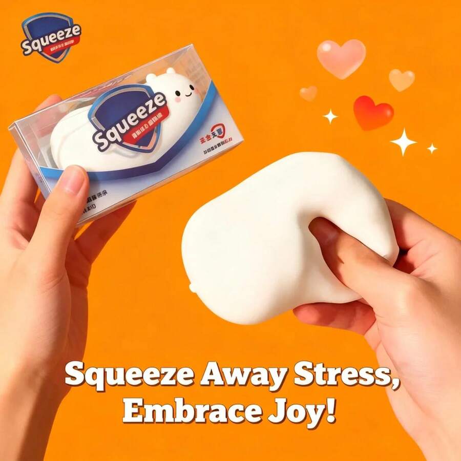 Soft Soap With Gentle Elasticity That Slowly Recovers To Relieve Stress And Soothe. Soft Texture Simulates Squeezing To Prevent Anxiety And Reduce Stress And Promote Relaxation. A Soothing And Relaxing. - 1pc - View 1