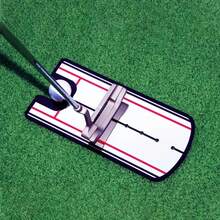 1 buah Cermin Latihan Ayunan Golf Akrilik Premium - Permukaan Reflektif untuk Koreksi Postur yang Akurat, Termasuk Papan Pukul dan Matras Latihan Putting, Cocok untuk Meningkatkan Keterampilan Golf, Alat Bantu Latihan Golf, Hadiah Golf, dan Olahraga Luar Ruangan - Satu ukuran cocok untuk semua. - View 3