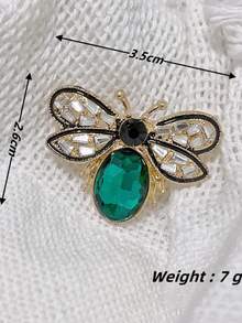1pc Creative Delicate Bee Brooch, Fashionable Versatile Clothing Accessory Pin - Multicolor - View 14