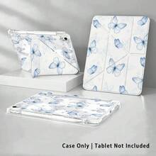 彩繪效果壓克力水晶平板保護殼附支架，適用於 Honor 8/9/10、Honor X8/X8A/X9/X8Pro/X9A/V9/V8 Pro、MatePad Se 11吋/MatePad 11吋/11.5吋、MatePad Pro、Matepad 11.5 2025、Apple 8/9/10代/11代 2025 (A16)、Galaxy Tab A7/A9 及其他熱門平板機型 - 彩色 - 查看 1