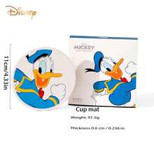 Disney 耐熱、防滑、防油、不沾陶瓷隔熱墊，具備瞬間吸水功能。適用於碗、盤、杯、杯墊 - 彩色 - 查看 12