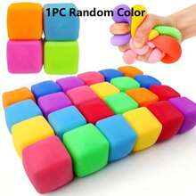 1pc, Random Color, Colorful Squishy Ball Party Gift Set, Sensory Toy, Classroom Reward, Candy Bag Filler, Christmas Gift, Thanksgiving, Halloween, New Year Birthday Gift, Random Color, Squishy Toys, Cute Stuff, Cheese Squishy, Squishy Dumpling - Pinch - View 11