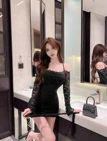 Dirndl Dresses - Black - View 11