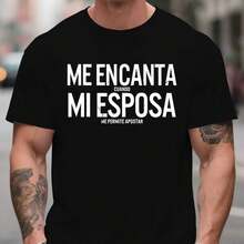 Printed T-Shirt For Men And Women - 黑色 - 查看 1