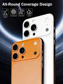 XINHONGYU Ultra-Thin Matte PC Back Film Applicable For IP16 Pro Max/15Pro/14pro, Instantly Transforms To 17Pro/17 Pro Max - 2pcs - Silver - View 2