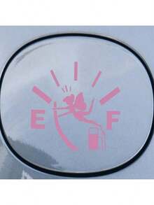 1pc Lovely Elf Car Sticker Creative Pattern Of A Winged Girl Vinyl Decals Self-Adhesive Creative Design - Pink - View 10
