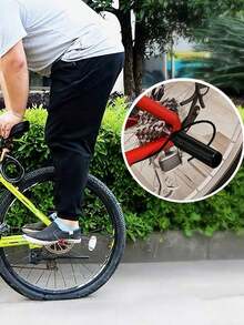 Pedale per bicicletta in lega di alluminio esagonale piccolo nero da esterno + copertura per manubrio - Multicolore - Visualizzare 8