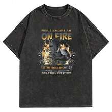Vette C5 Z06 American Patriotic Custom Car Club Unisex Short Sleeve T-Shirt, Black - 黑色 37 - 查看 7