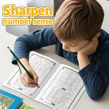 Easy Sudoku Puzzle Activity Book, Explore And Solve Number Logic Workbook, Brain Training Practice For Focus, Number Sense, Observation And Family Learning - 彩色 - 查看 6