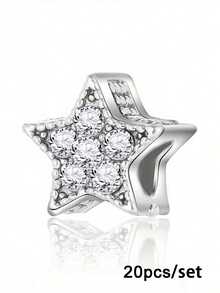 Fashionable Pentagram Rhinestone DIY Pendant, As A Special Gift For Friends - Multicolor - View 7