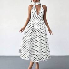 Women Midi Dresses - 黃色的 - 查看 9