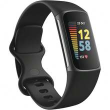 Refurbished Fitbit Charge 5 Fitness And Activity Tracker (WiFi) Graphite (Grade A+) - 黑色 - A+級 - 查看 1