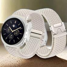 2条装精纺弹力编织表带，带磁扣，兼容三星Galaxy Watch 8 40mm/44mm/Galaxy Watch 8 Classic 46mm，弹性尼龙运动腕带，适用于Galaxy Watch 8/Classic 46mm 2025男女款，馈赠亲友佳品 - 2 Packs Set - 查看 6