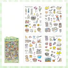4sheets PET Embelishment Stickers DIY Collage Supplies Creative Decor Hand Made DIY Scrapbooking Material Stickers - 4sheets - View 11