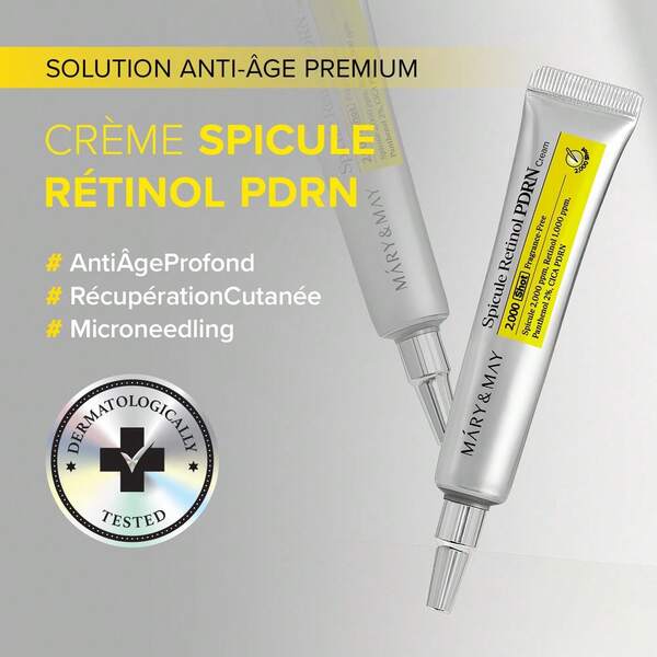  Mary&May - Spicule Retinol PDRN Cream 15g - Anti-Aging Cream