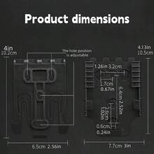 Outdoor Hunting Tactical Quick Release System, PP Material Modular Combination Quick Detach Buckle, Compatible With Various Equipment Like Sofa Lining - Multicolor - View 4