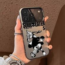 Funda de teléfono Cool Fishion S-Soul Eater para iPhone 17 16 15 14 13 12 11 Pro Max Air, multicolor, mate, láser, metálica, aurora, funda para Samsung Galaxy S26 S25 S24 S23 S22 S21 A54 A55 A34 A35. - z4 - Ver 10