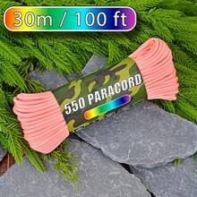 1 Roll (30m/15m X 4mm) Heavy-Duty Luminous Rope - 4mm Thick 7-Core Luminous Emergency Survival Rope, UV Luminous Suitable For Camping, Windproof Tent Rope, Bracelet Production (Not Used For Skydiving And Other Extreme Sports) - Multicolor - View 16