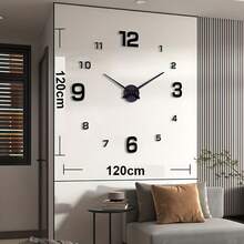 1pc Large Outdoor Yard Wall Clock, Adhesive DIY Wall Clock, Easy Installation Without Damaging Walls, 3D Decorative Wall Clock, Farmhouse Style For Indoor & Outdoor, Suitable For Yard, Living Room - A - View 4