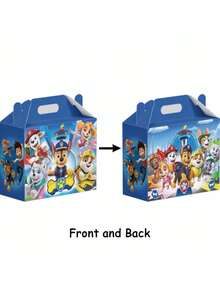 Paw Patrol 12/24件組 汪汪隊主題節日生日派對用品 糖果盒禮物盒包裝 - 卡通 - 查看 10