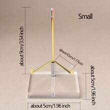 Adjustable Acrylic Display Stand For Crystal Mineral Specimens - Multifunctional Display Holder For DIY Specimens, Jewelry, And Frames, With Beautiful Crystal Stone Base For Elegant Display, An Ideal Holiday Gift - 1PC - View 8