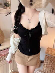 Women Tops - Black - View 6