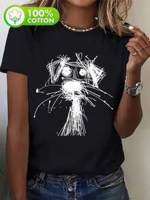 Women T-Shirts - Black - View 1