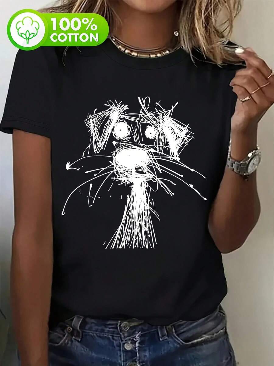 Women T-Shirts - Black - View 1
