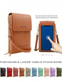 Multifunctional Touchscreen Phone Wallet, Suitable For Daily Commute And Travel, Perfect Gift. Women's Handbag And Wallet - Teacher Appreciation Gift - Multicolor - View 1