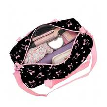 Pink Printed Large Luggage Bag Overnight Bag Travel Weekend Bag Outdoor Sports Bag Dance Bag Gift Bag - one-size - View 8