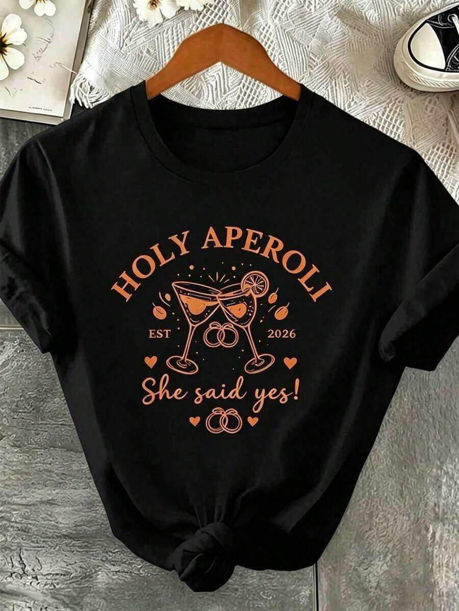 Women T-Shirts - 黑色的 - 查看 1