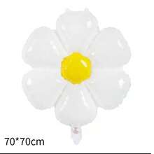 175件套粉彩雏菊气球拱门套装 - 包括马卡龙色气球和雏菊装饰，适合生日派对、迎婴派对、花园派对和春季活动装饰 - 查看 5