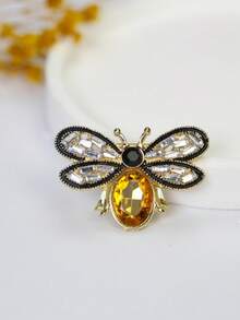 1pc Creative Delicate Bee Brooch, Fashionable Versatile Clothing Accessory Pin - Multicolor - View 10