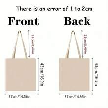 Envío gratis, entrega local enéxico, entrega en 4 días. Bolso de lona unisex informal de moda para mujer Importante Grandma Things. - Marrón - Ver 2