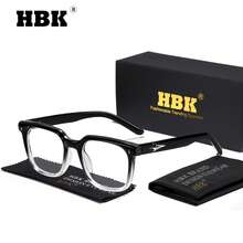 HBK Fashion 光學鏡框 TR90 方框復古文藝風裝飾休閒透明眼鏡 男女通用 度假街拍節慶禮物 - K39922 - 查看 45