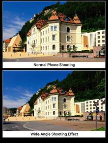 0.45x Wide Angle Lens And 12.5x Macro Lens, Clip-On Smartphone Camera Lens Kit, Compatible With IOS And Android Smartphones & Tablets, Creative Photography Accessory Suitable For Summer Travel - A - View 7