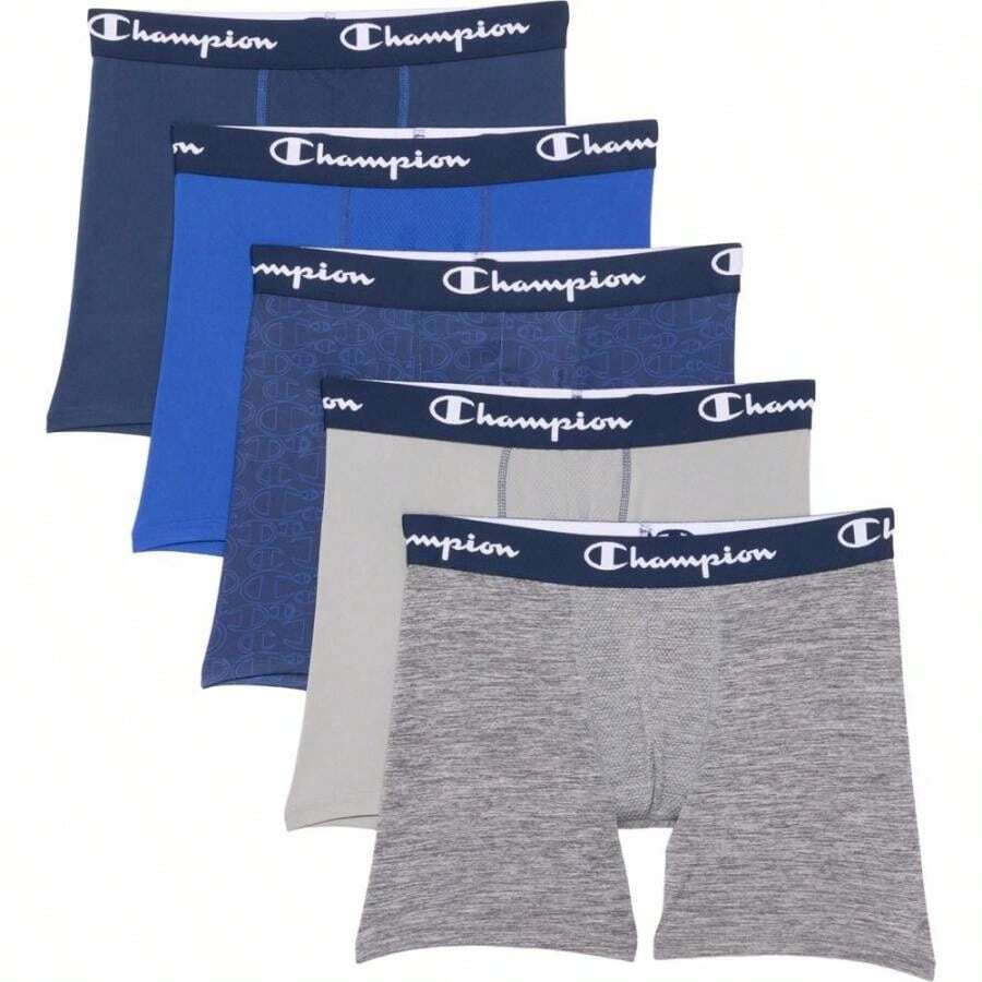 Champion Performance Boxer Briefs - 5-Pack | | Men Sports Shorts - 多 - 查看 1