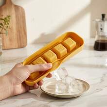 1/2/3pcs 5 Grids Plastic Ice Mold With Lid, Reusable Fruit & Beverage Ice Tray, Beer Refrigeration Tool, Suitable For Refrigerator Ice Maker In Kitchen, Restaurant,Bar - View 5