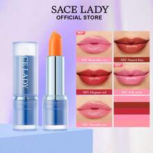 SACE LADY Lipstik Berwarna Berubah Warna Ajaib Tahan Lama Tahan Air Lip Balm Pelembap Riasan Berpigmen Tinggi - 05 - View 5